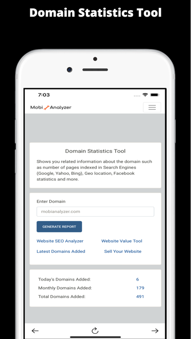 Mobi Analyzer Screenshot