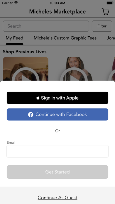 Screenshot #1 pour Micheles Marketplace