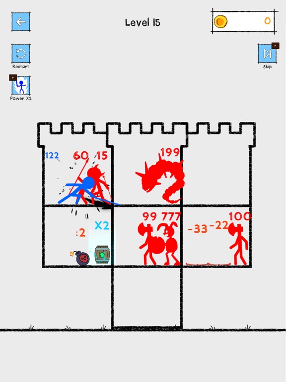 Number.io: Stick Tower Defenseのおすすめ画像5