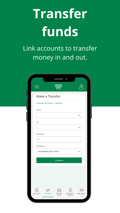 Ambler Savings Bank Mobile App Screenshot