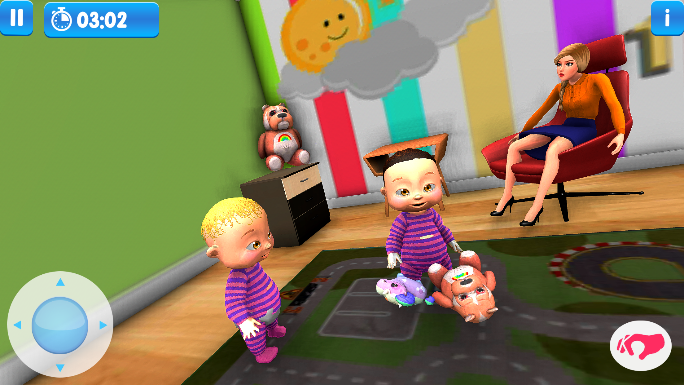 Newborn Twin Baby Daycare Game