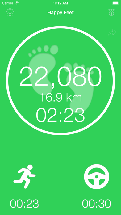 Happy Feet - motion tracking Screenshot