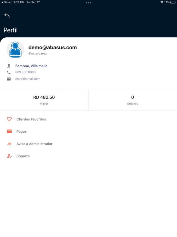 abaPOS iPad screenshot 2 - Business app