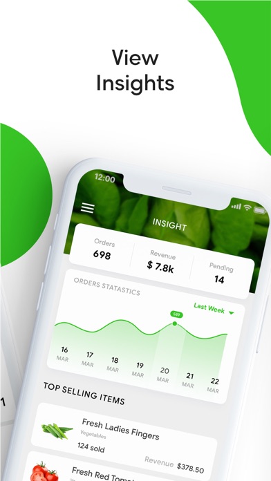 FoodChain Vendor Screenshot