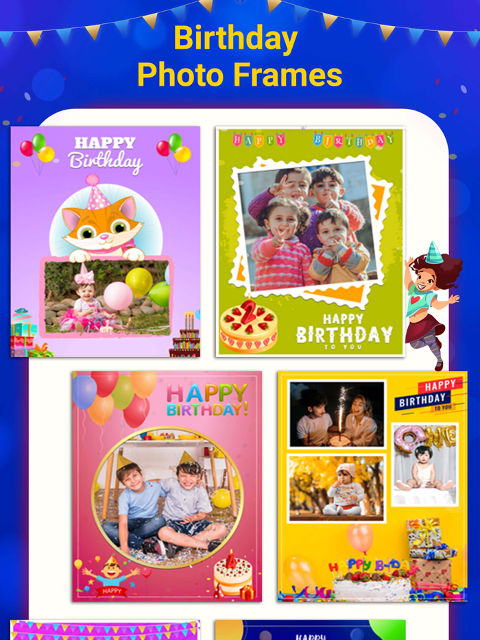 Birthday Photo Frames and Cards
