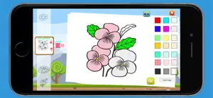 Coloring Flower Animals screenshot #1 for iPhone