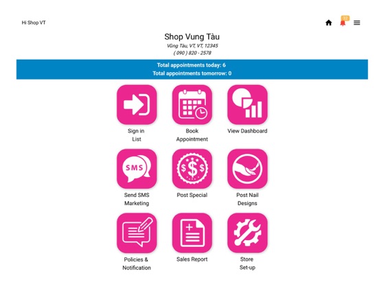 NailsBooker iPad screenshot 2 - Business app