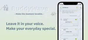 BuddyWave - Voice Diary Log screenshot #1 for iPhone