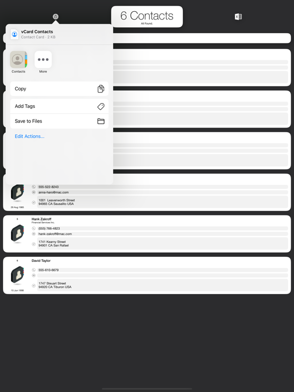 Excel Contactsのおすすめ画像6