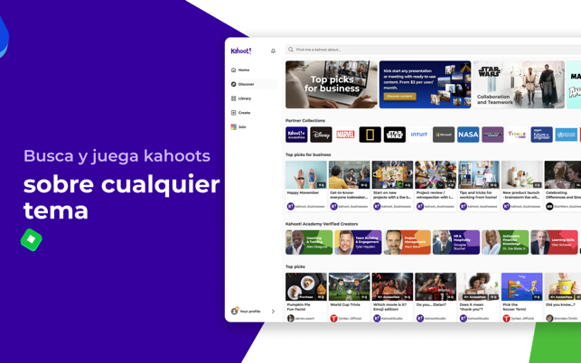 Kahoot! - Juega y crea quizzes Screenshot