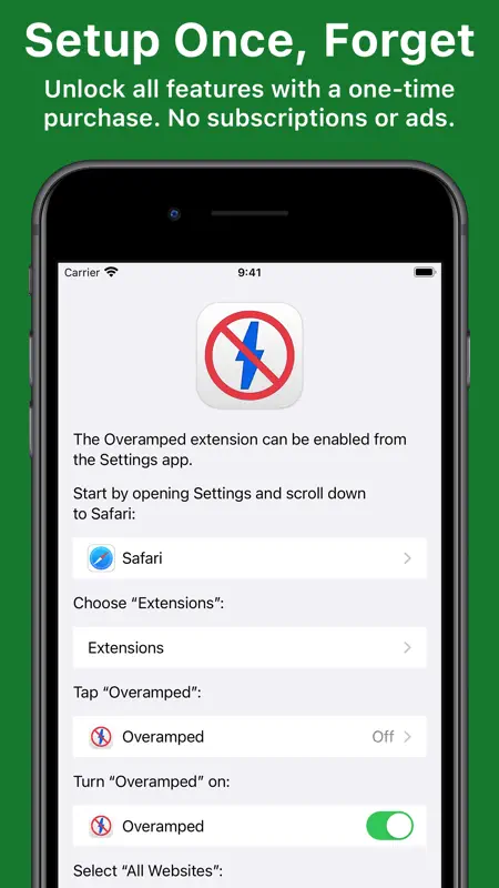 Overamped: Redirect AMP screenshot 3 of 6