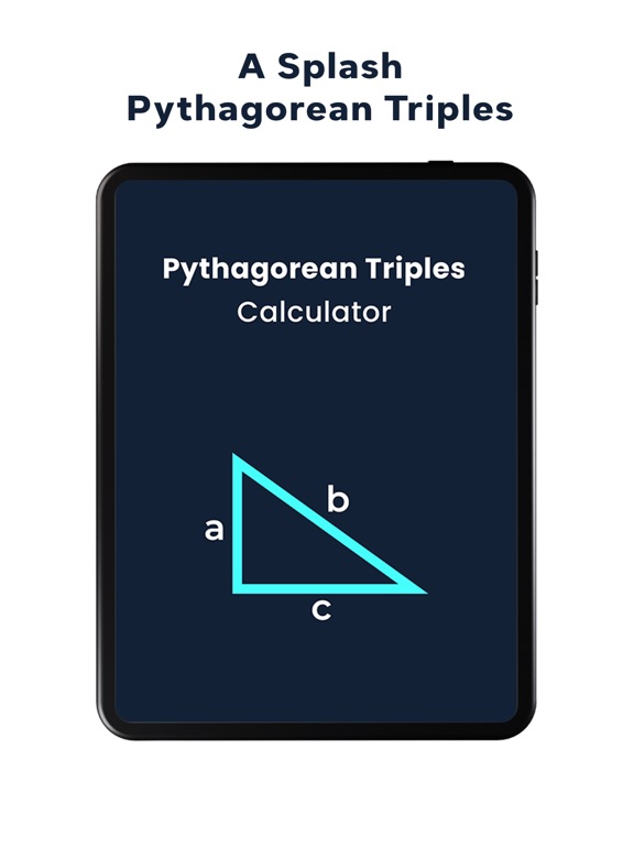 Pythagorean Triples Calculator