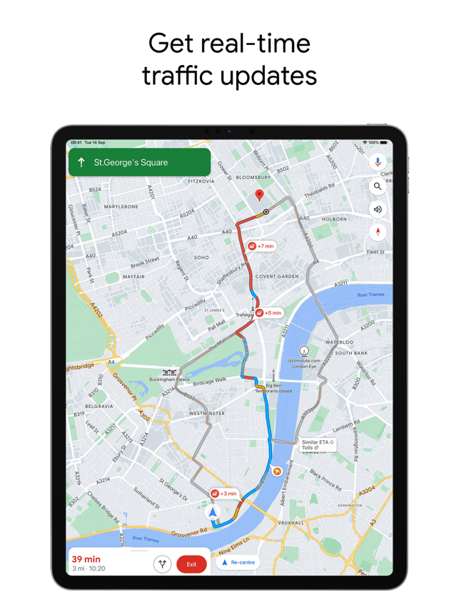 ‎Google Maps - Transit & Food Screenshot