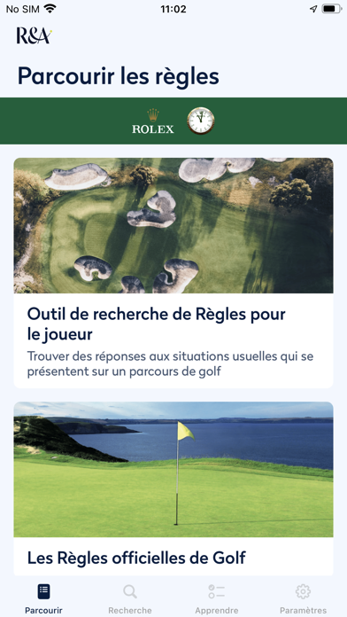 Screenshot #1 pour Règles de Golf 2023