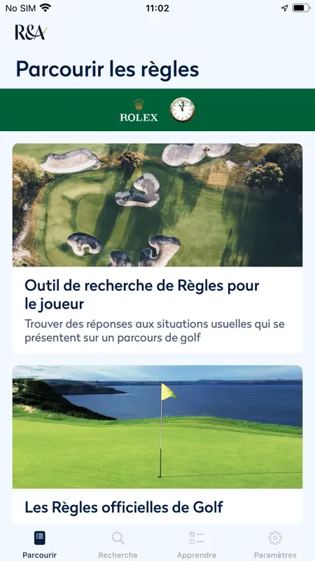 Règles de Golf 2023 screenshot 1 of 3