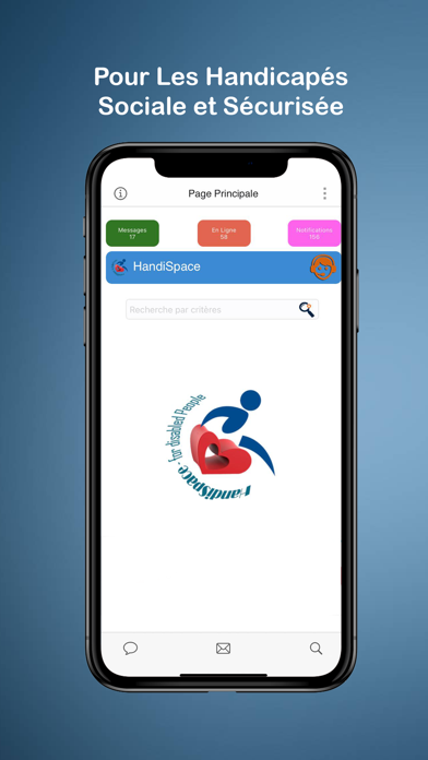 Screenshot #1 pour HandiSpace - Rencontres & Chat