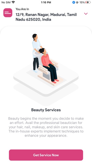 GoferBeautyService-User Screenshot