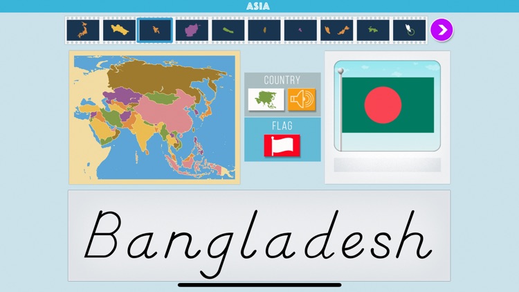 Asia - Montessori Geography