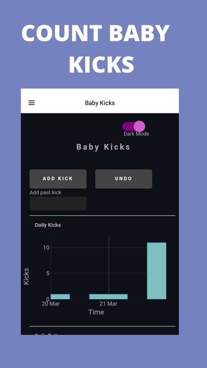 Count Baby Kicks App