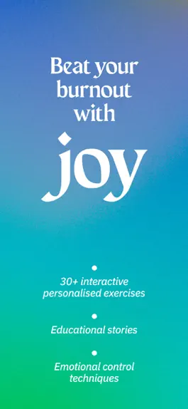 Game screenshot Joy: Burnout & Anxiety Therapy mod apk