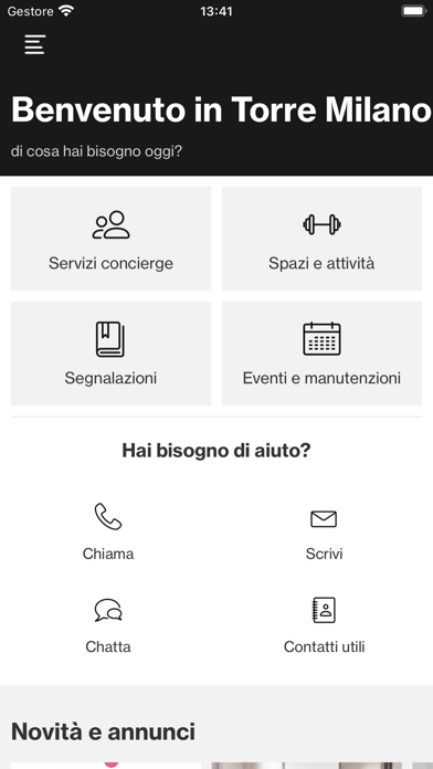 Torre Milano Concierge Screenshot