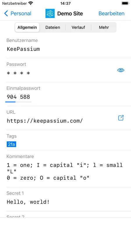 KeePassium Pro (KeePass) screenshot 5 of 9
