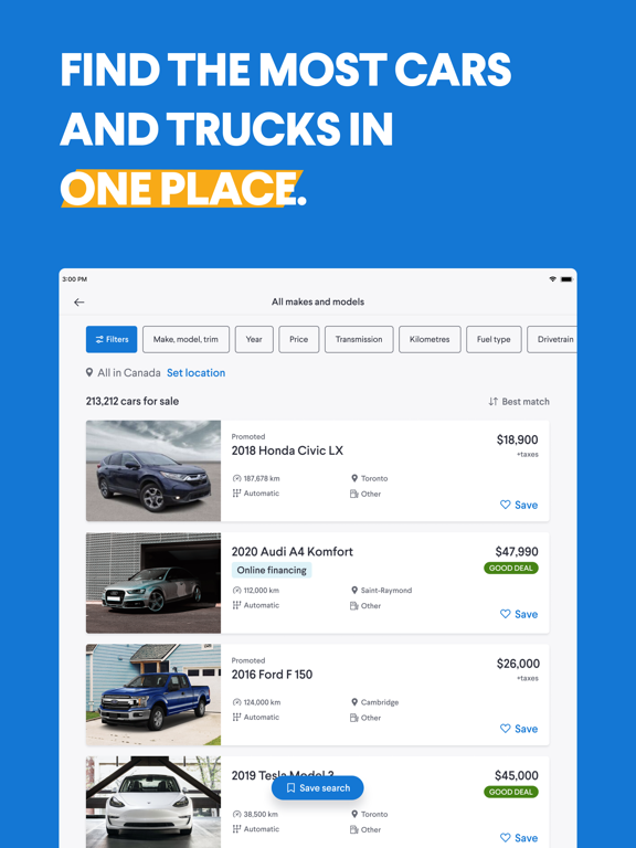 App screenshot