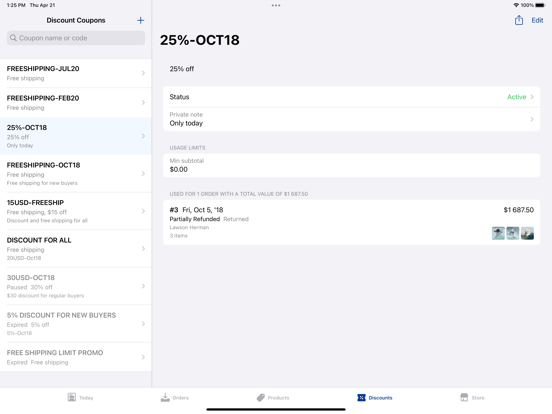IONOS eCommerce iPad screenshot 4 - Business app
