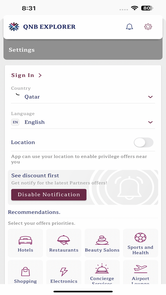#6. QNB Explorer (iOS) 由: Qatar National Bank