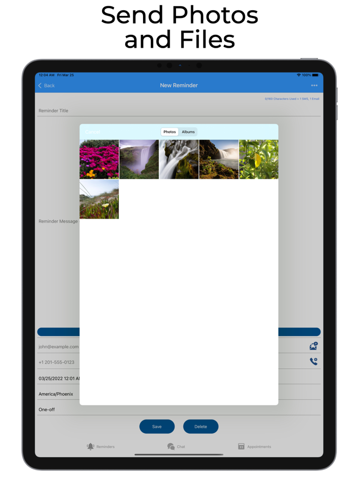 Reminderbase Scheduled Text