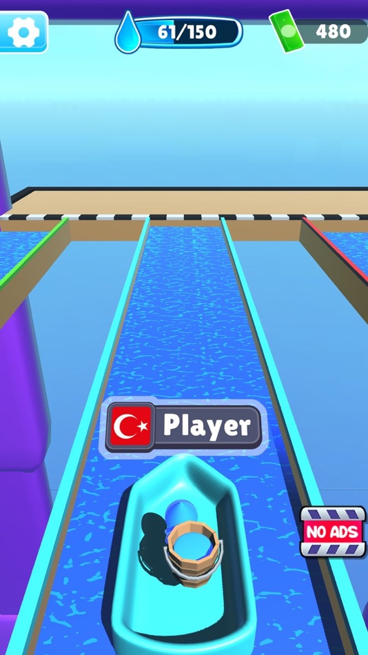#4. Bucket Race (iOS) Podle: Polyque Games