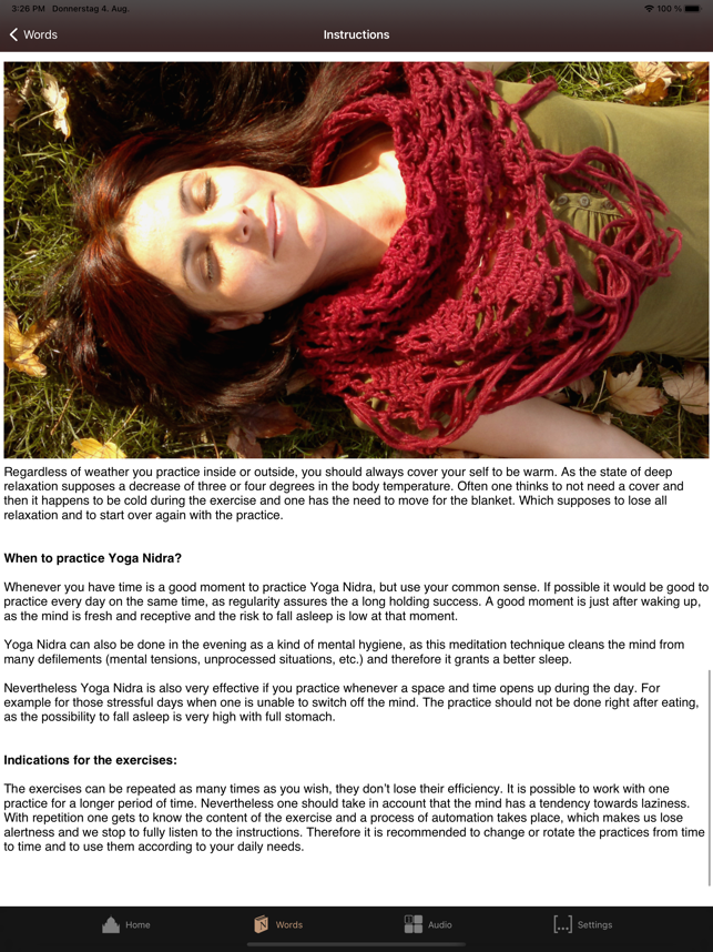 ‎Yoga Nidra Screenshot