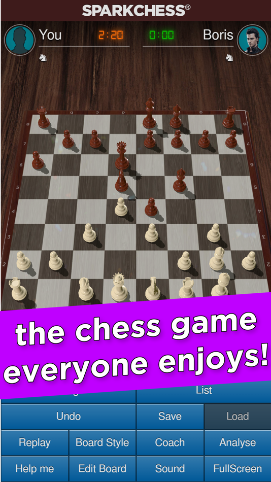 #1. SparkChess Lite (iOS) Podle: Media Division SRL