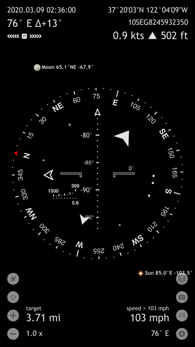Commander Compass Go Screenshot