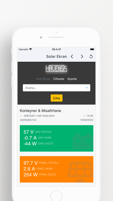 Solar Ekran Mobil Screenshot