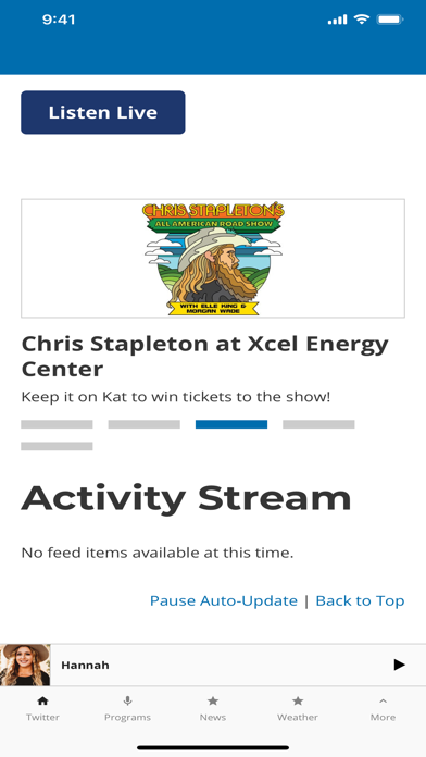 98.9 Kat Country Screenshot