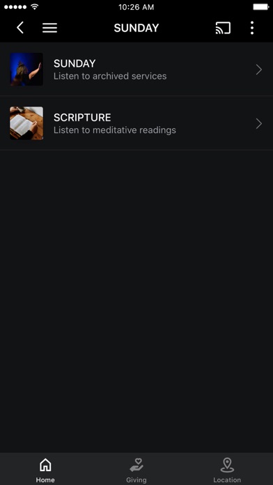 Expression Church App Screenshot