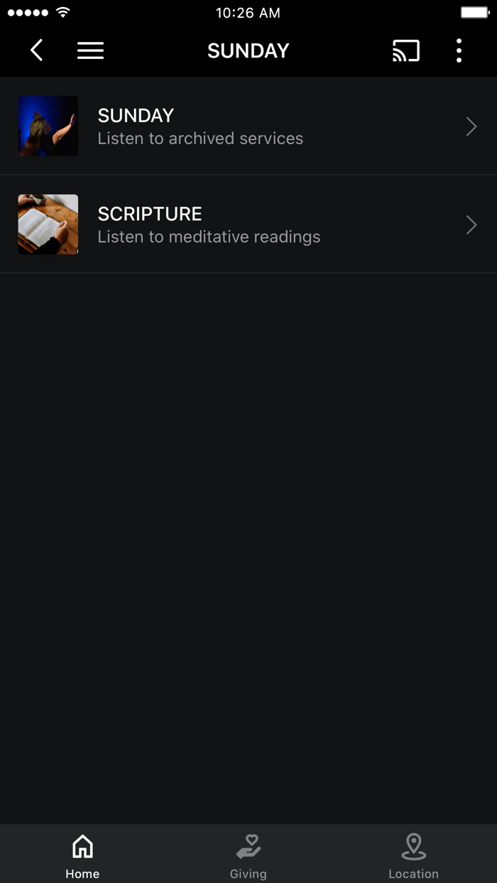 Expression Church App