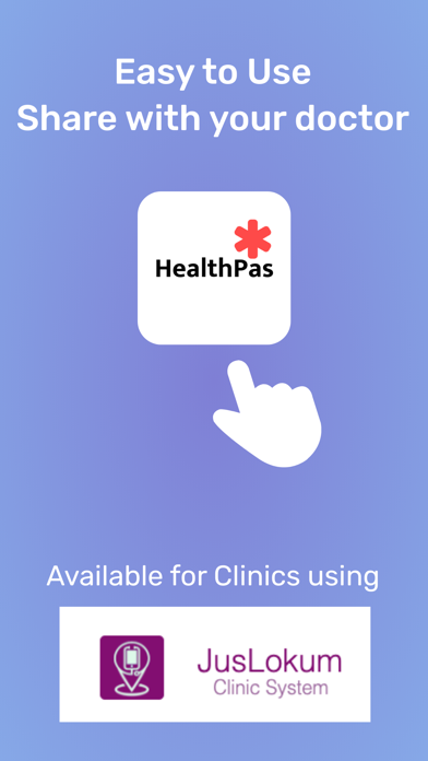 HealthPas Screenshot