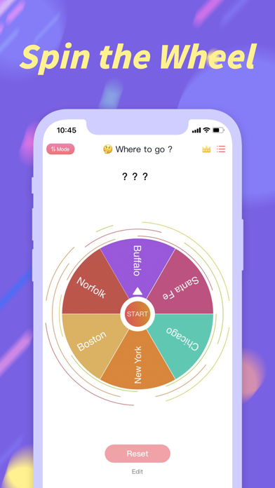 Spin the Wheel-Easy choices Screenshot