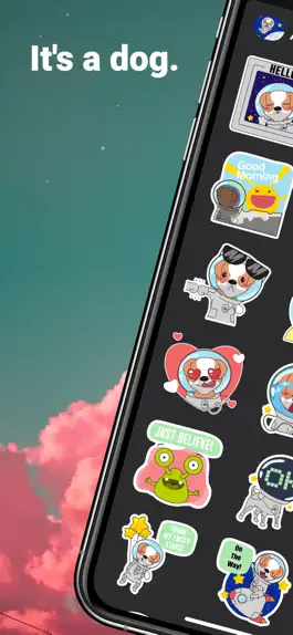 Game screenshot Astronaut Dog Stickers mod apk