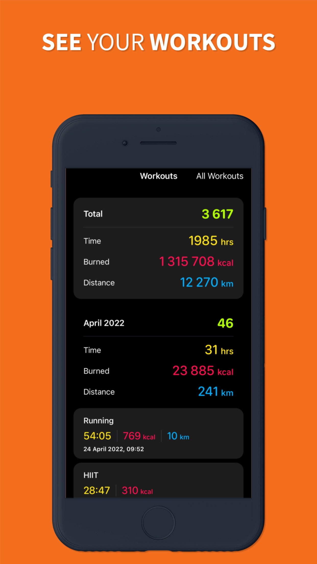 Screenshot do app Activity Tracker+