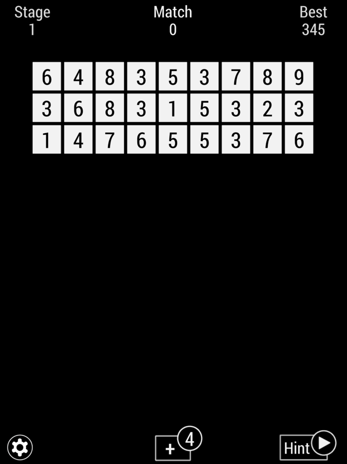 Number Match Puzzle Game