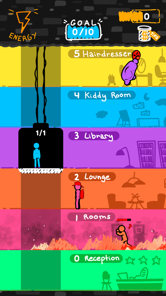 #3. Elevator Dash! (iOS) Podle: Lucas Piloto