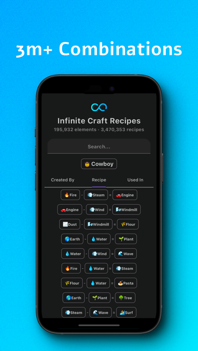 Infinite Craft Solver Screenshot