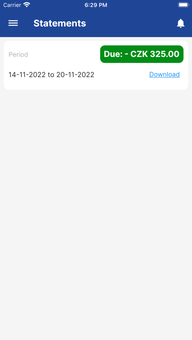 PragaTrip Driver Screenshot