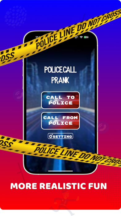 Fake Phone Call Police Cop Screenshot