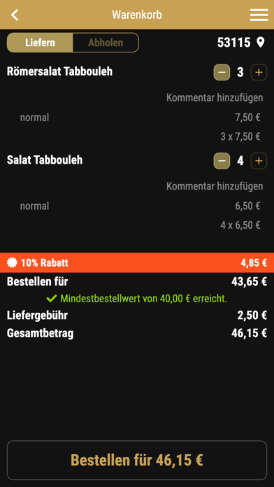 Lilly's Restaurant Bonn Screenshot