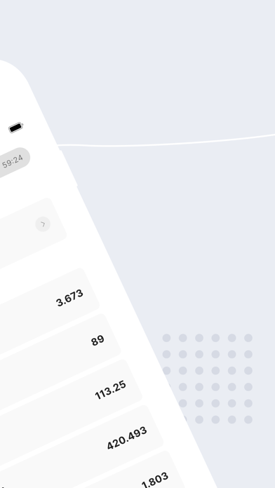 Blockrates - Exchange rates Screenshot