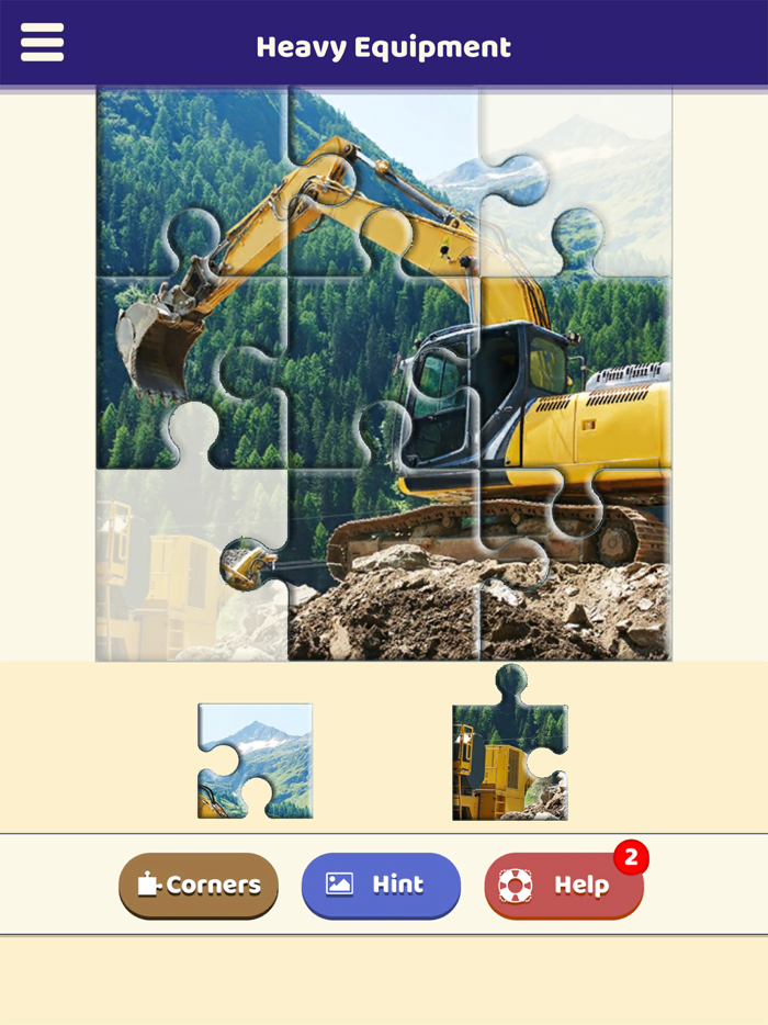 Heavy Equipment Puzzle